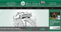 Desktop Screenshot of benclarkautomobiles.co.uk